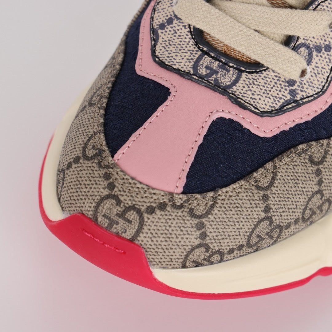 Gucci Rhyton Leather Sneakers