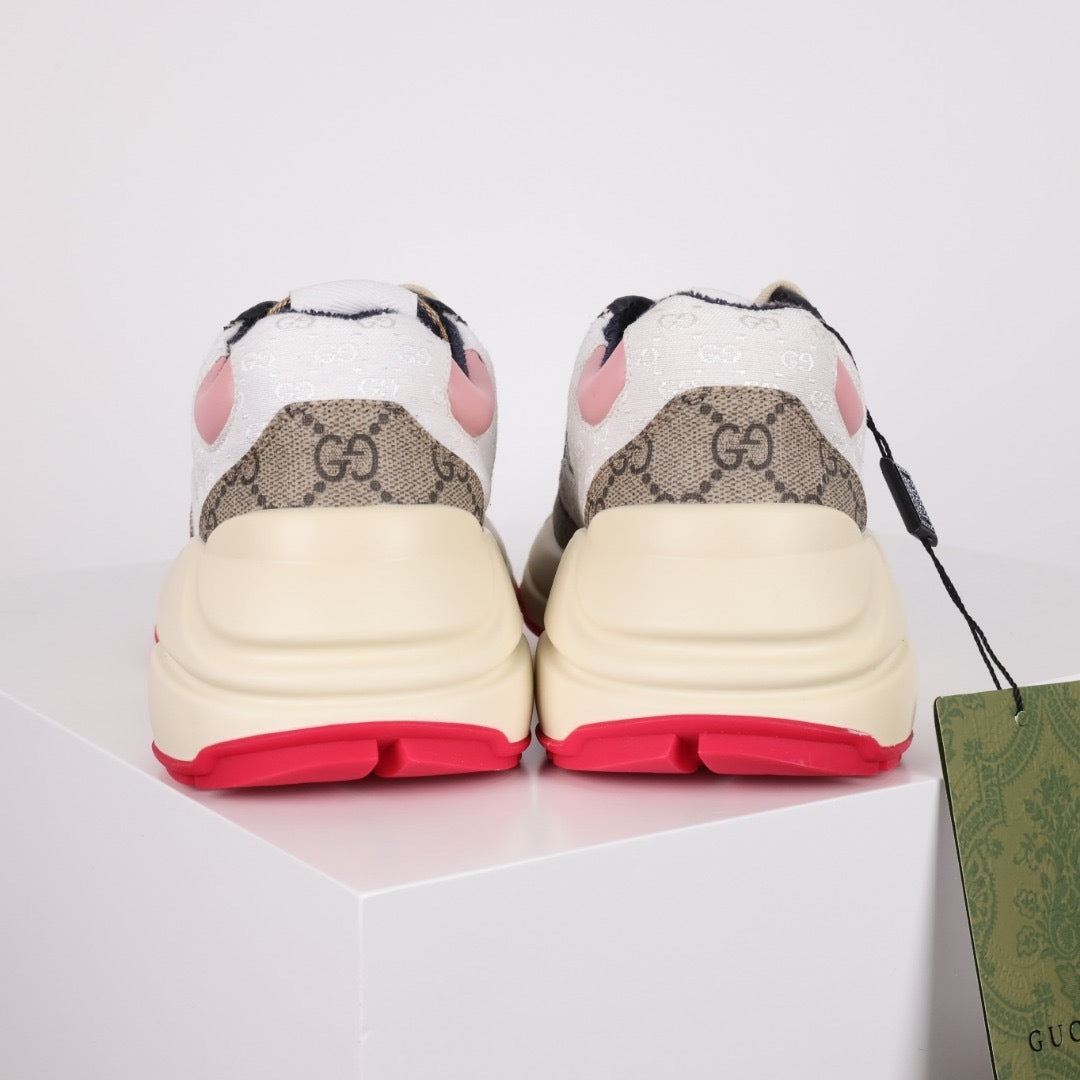 Gucci Rhyton Leather Sneakers