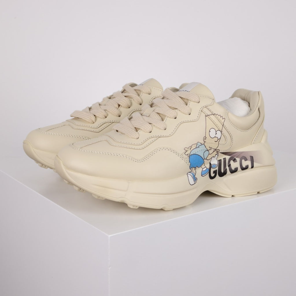Gucci Rhyton Leather Sneakers