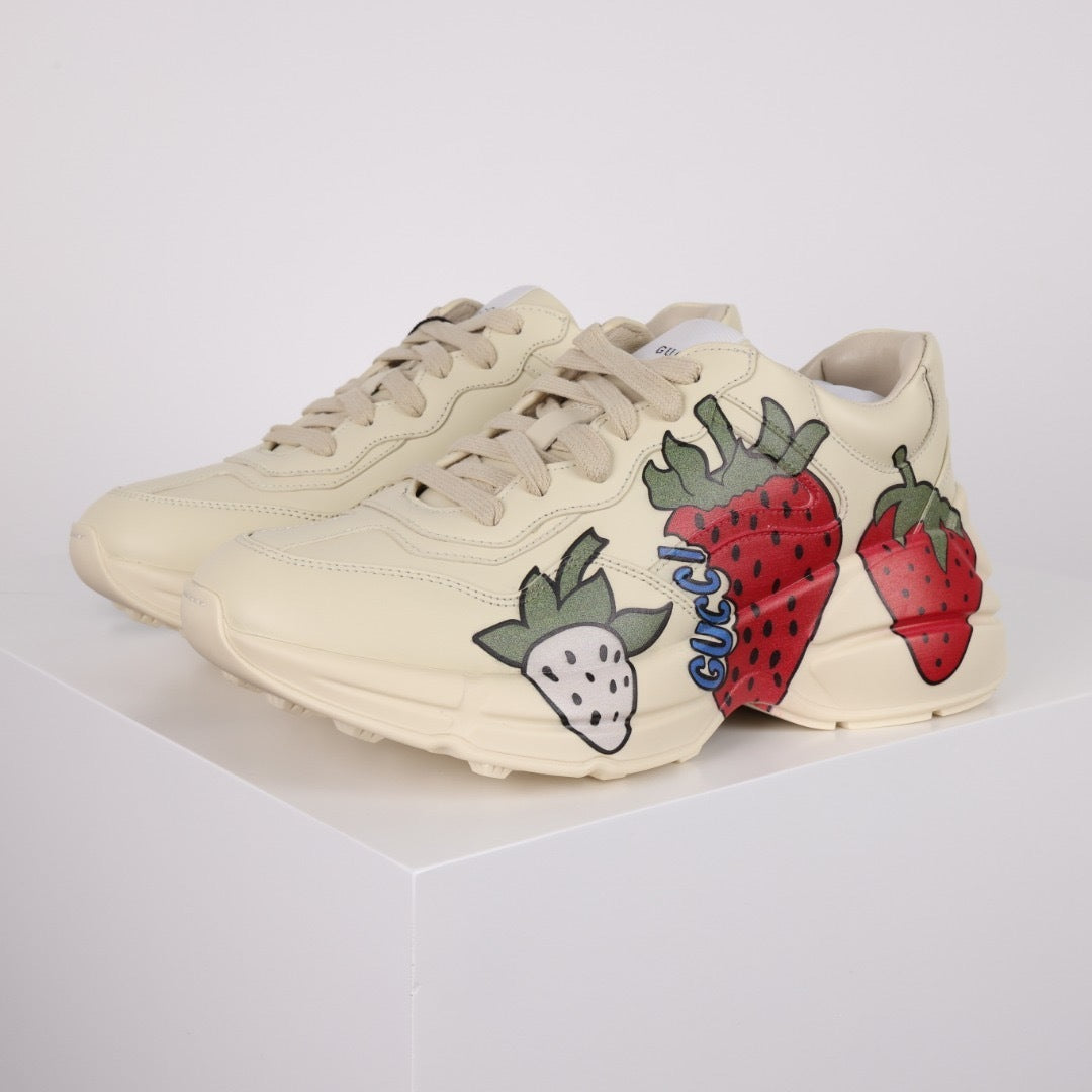 Gucci Rhyton Leather Sneakers