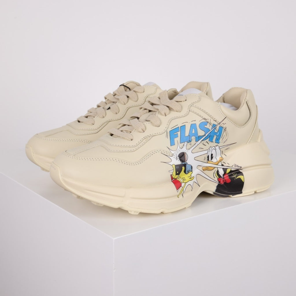 Gucci Rhyton Leather Sneakers
