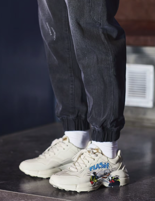 Gucci Rhyton Leather Sneakers