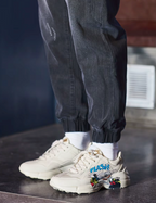 Gucci Rhyton Leather Sneakers