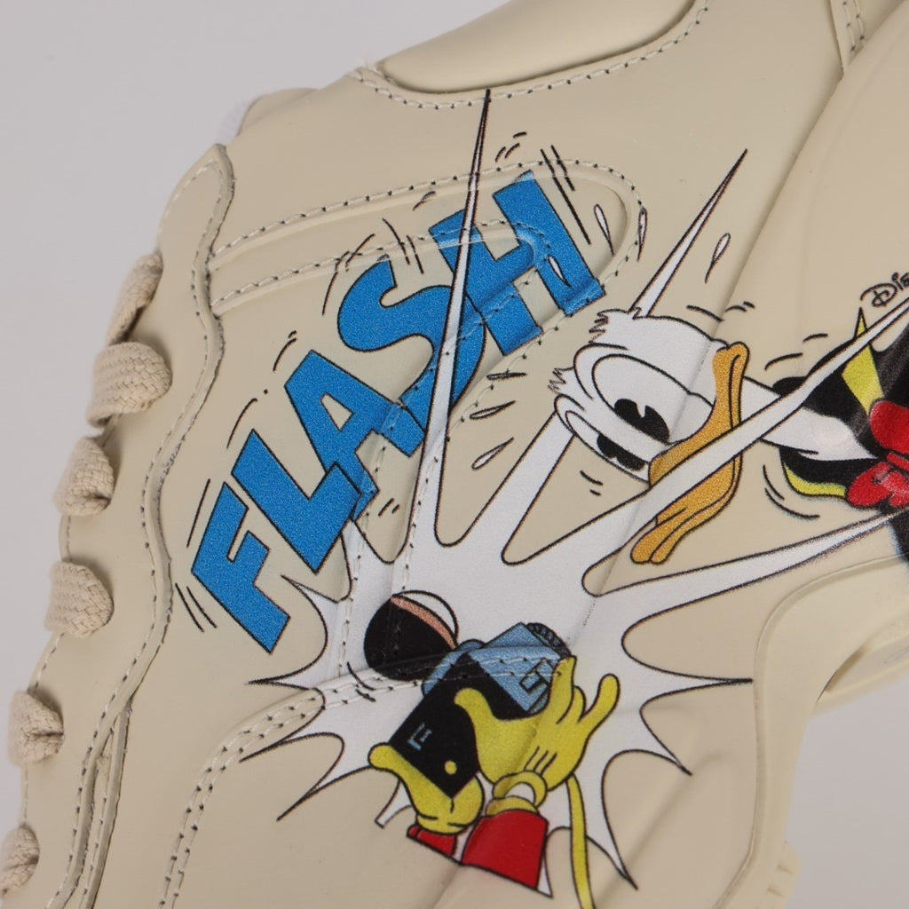 Gucci Rhyton Leather Sneakers
