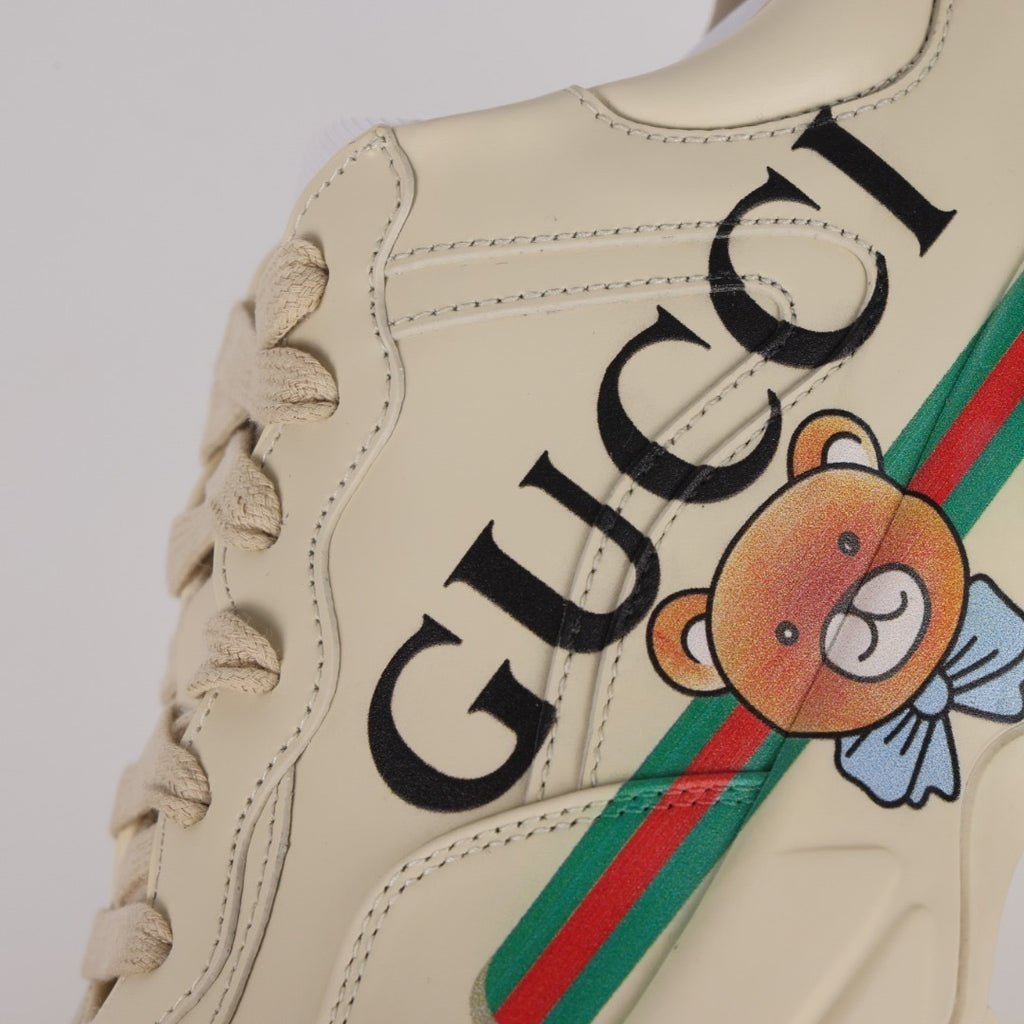 Gucci Rhyton Leather Sneakers