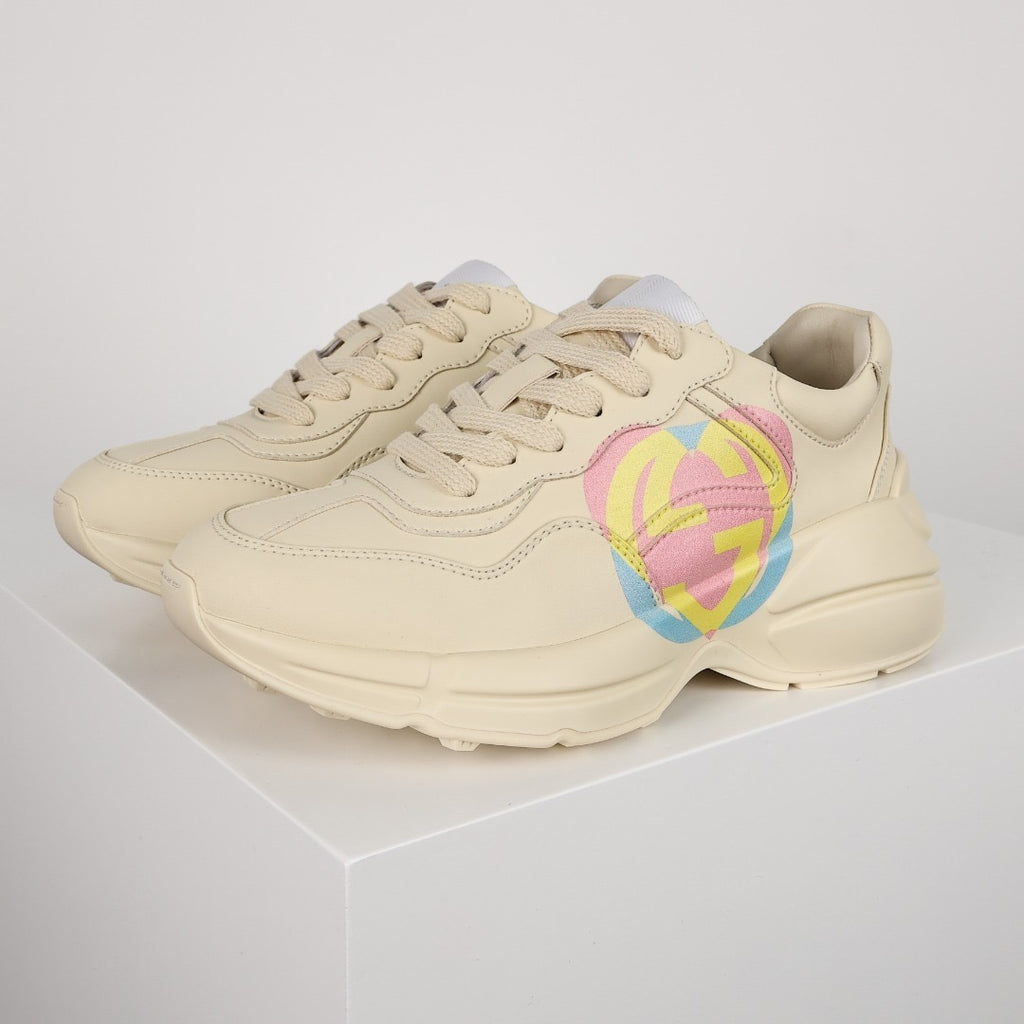 Gucci Rhyton Leather Sneakers