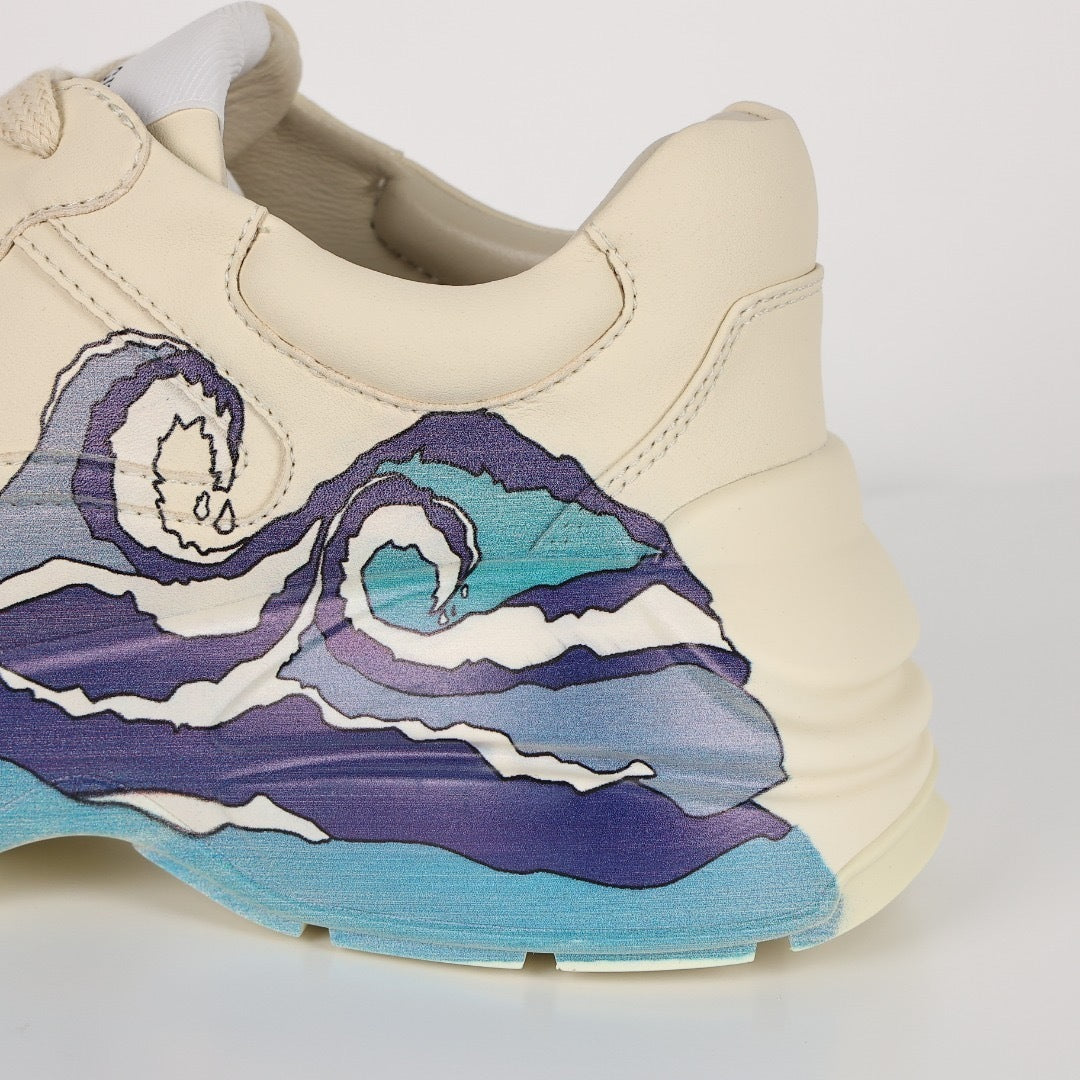 Gucci Rhyton Leather Sneakers