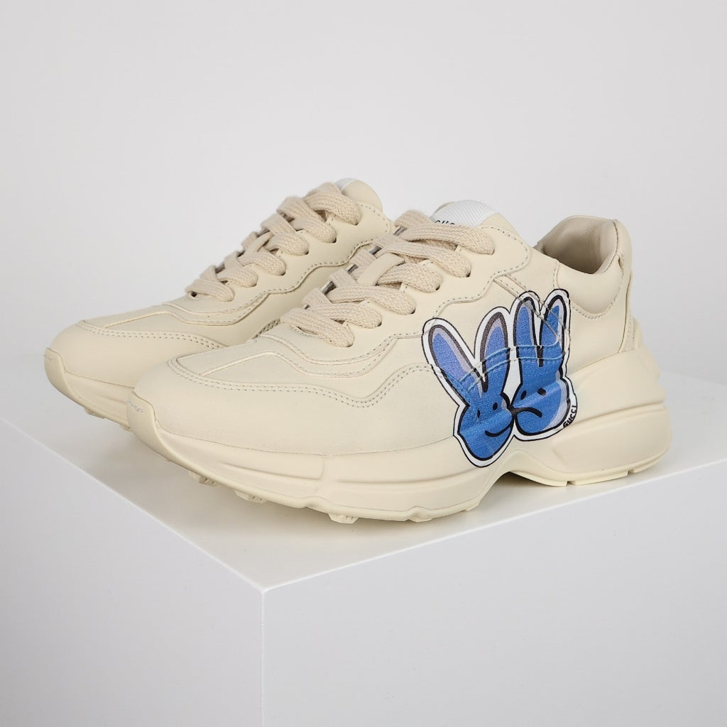 Gucci Rhyton Leather Sneakers