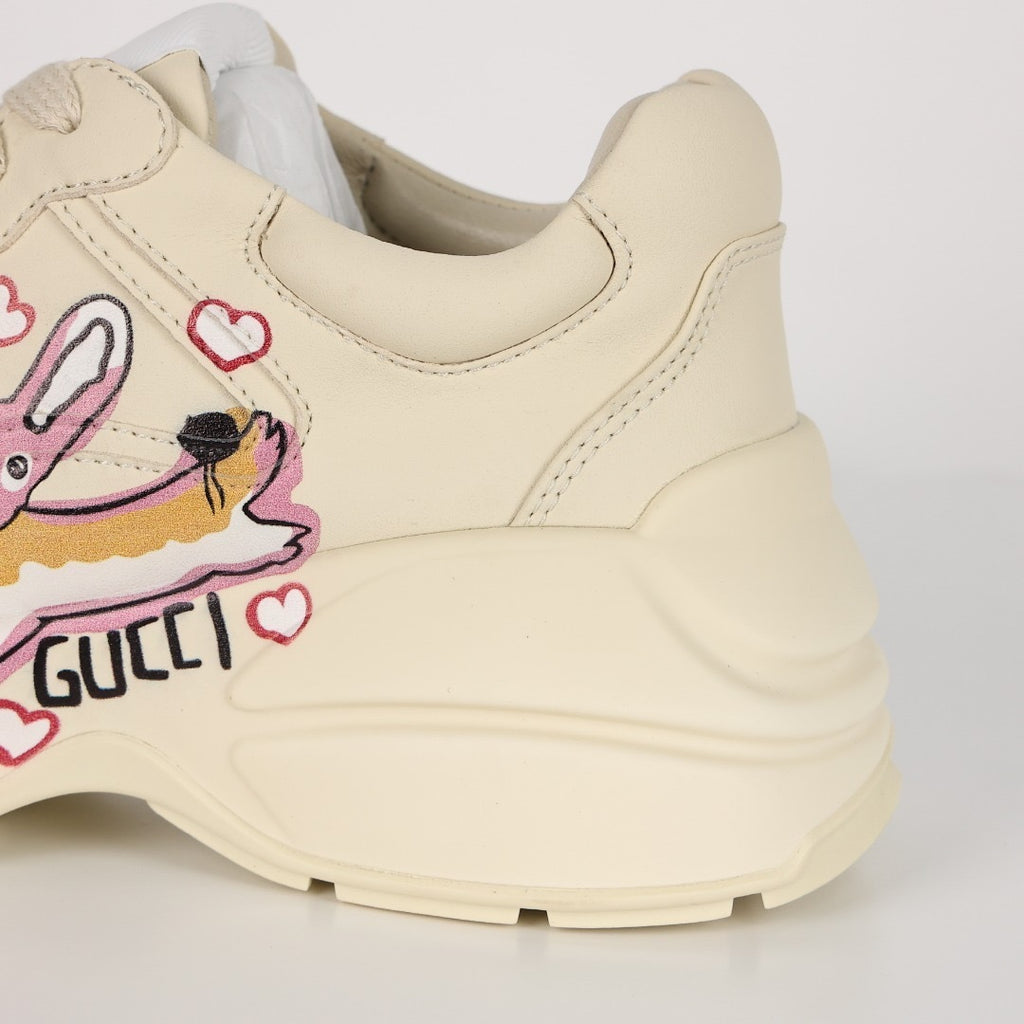 Gucci Rhyton Leather Sneakers