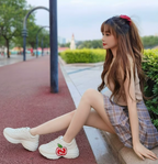 Gucci Rhyton Leather Sneakers