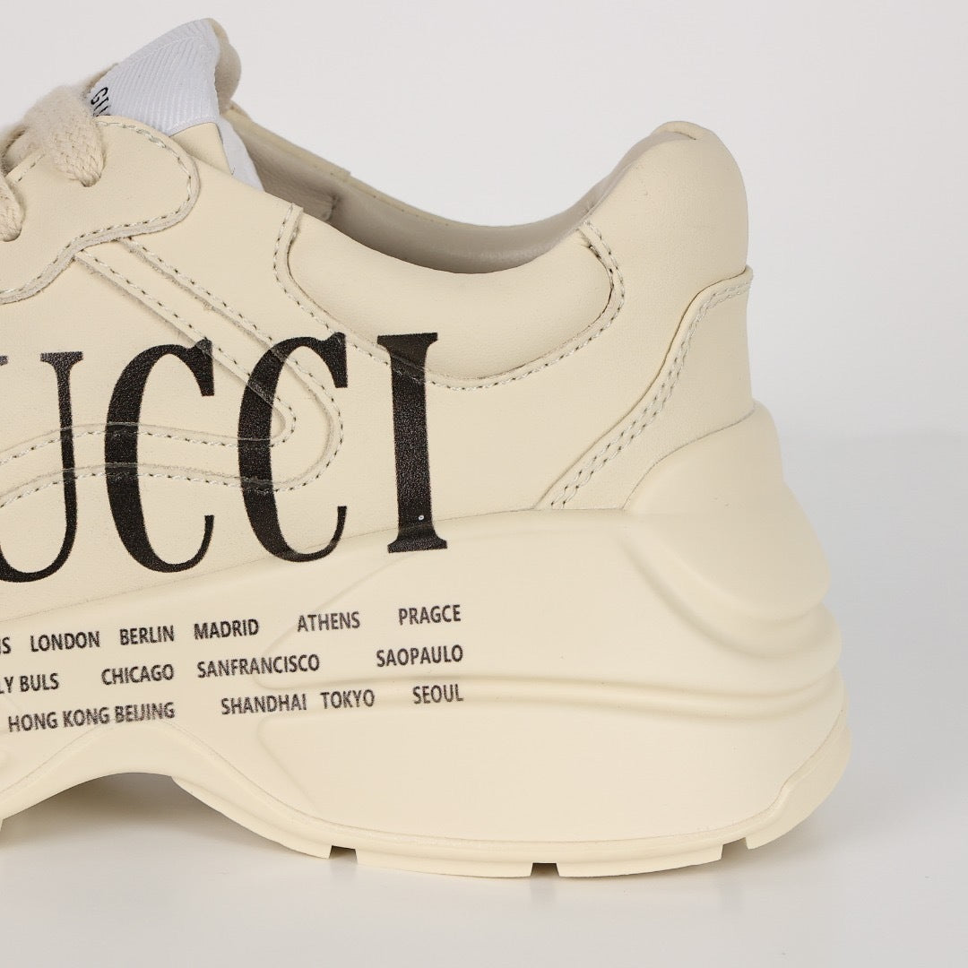 Gucci Rhyton Leather Sneakers