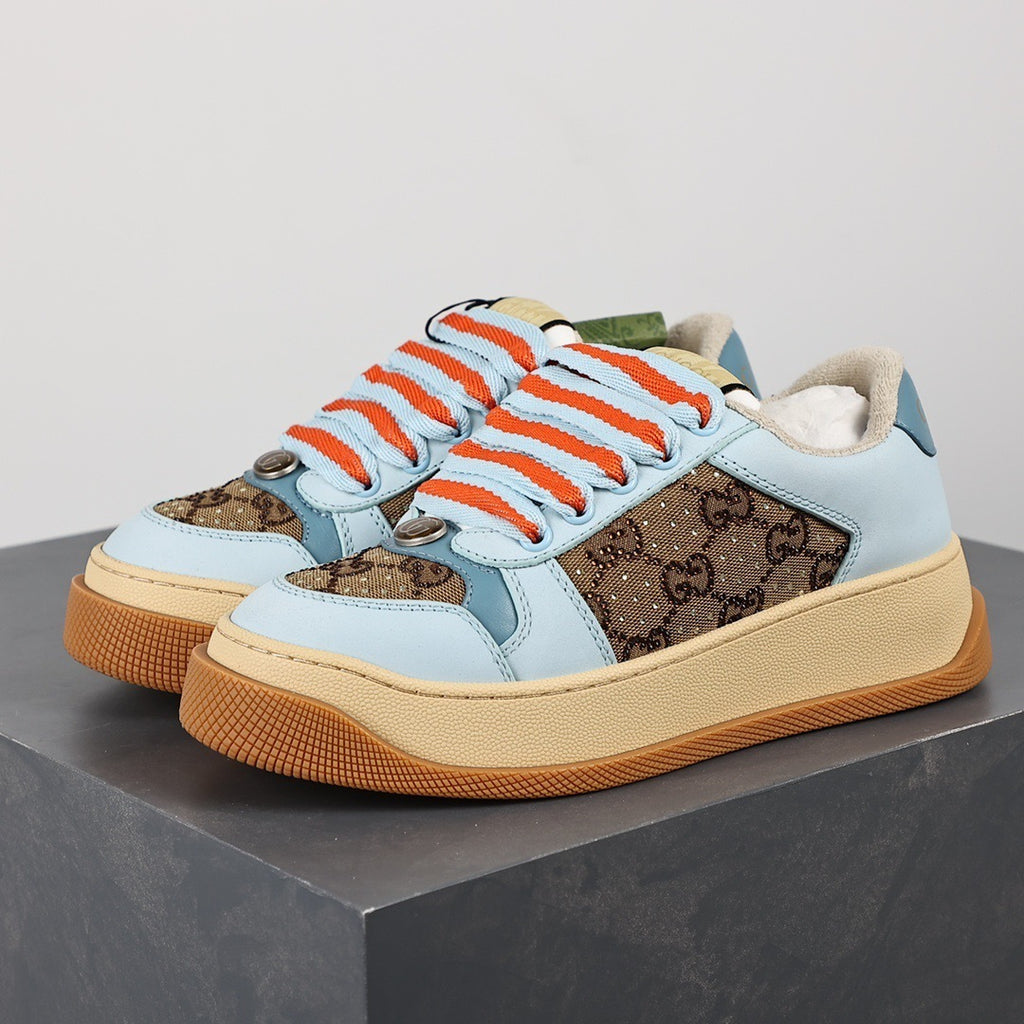 Gucci Screener Thick-Sole Sneakers