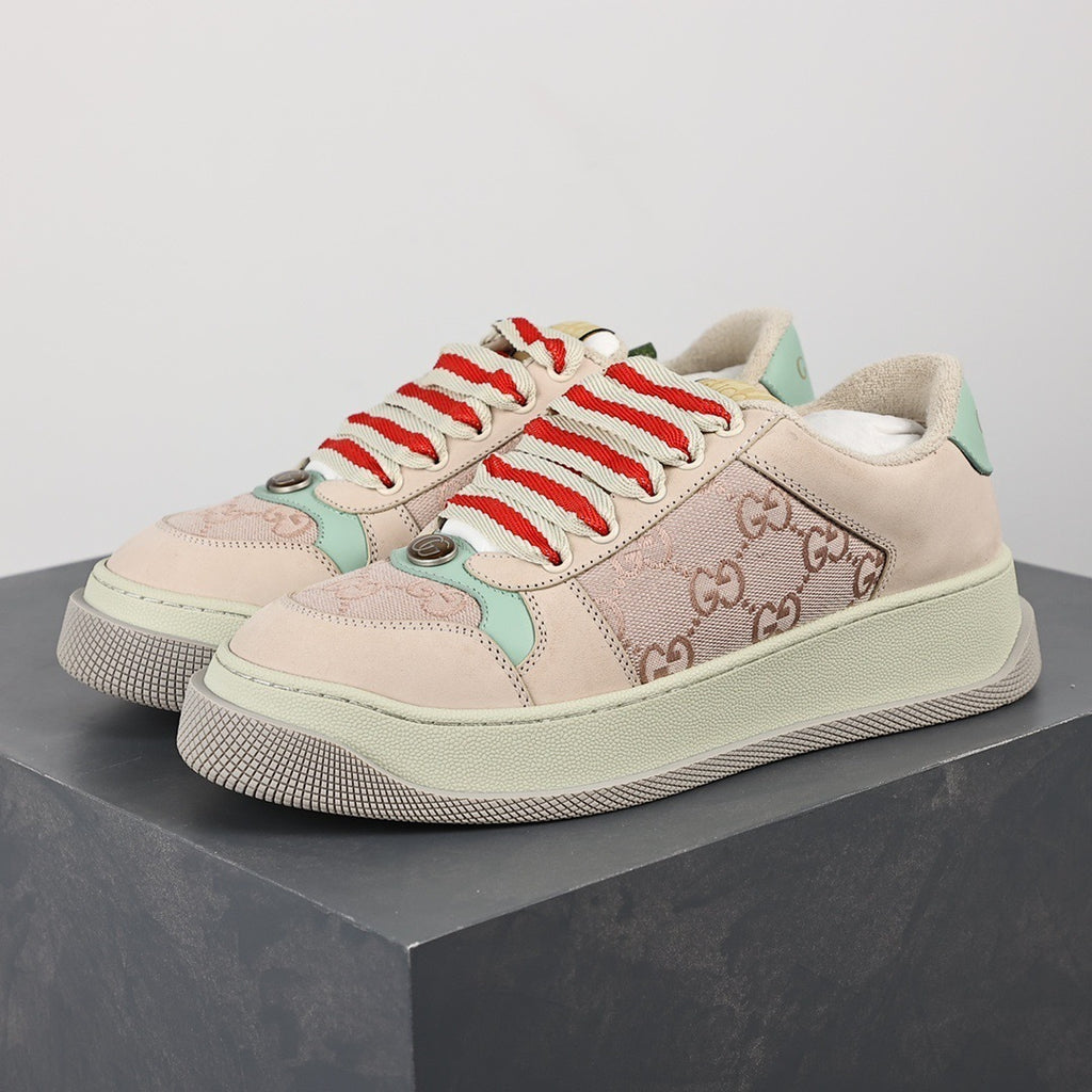 Gucci Screener Thick-Sole Sneakers