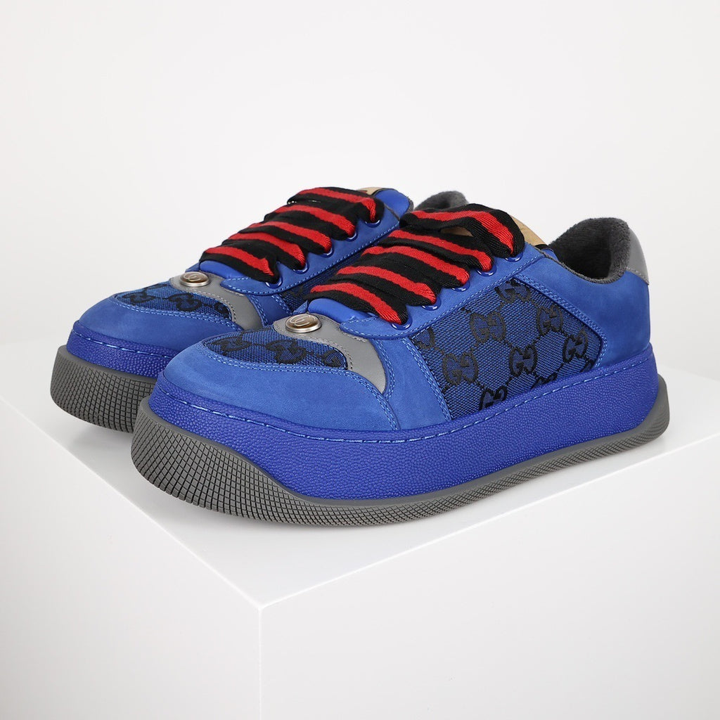 Gucci Screener Thick-Sole Sneakers