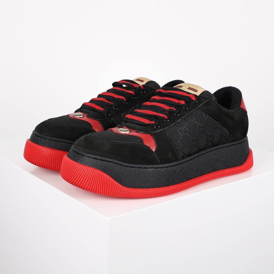Gucci Screener Thick-Sole Sneakers