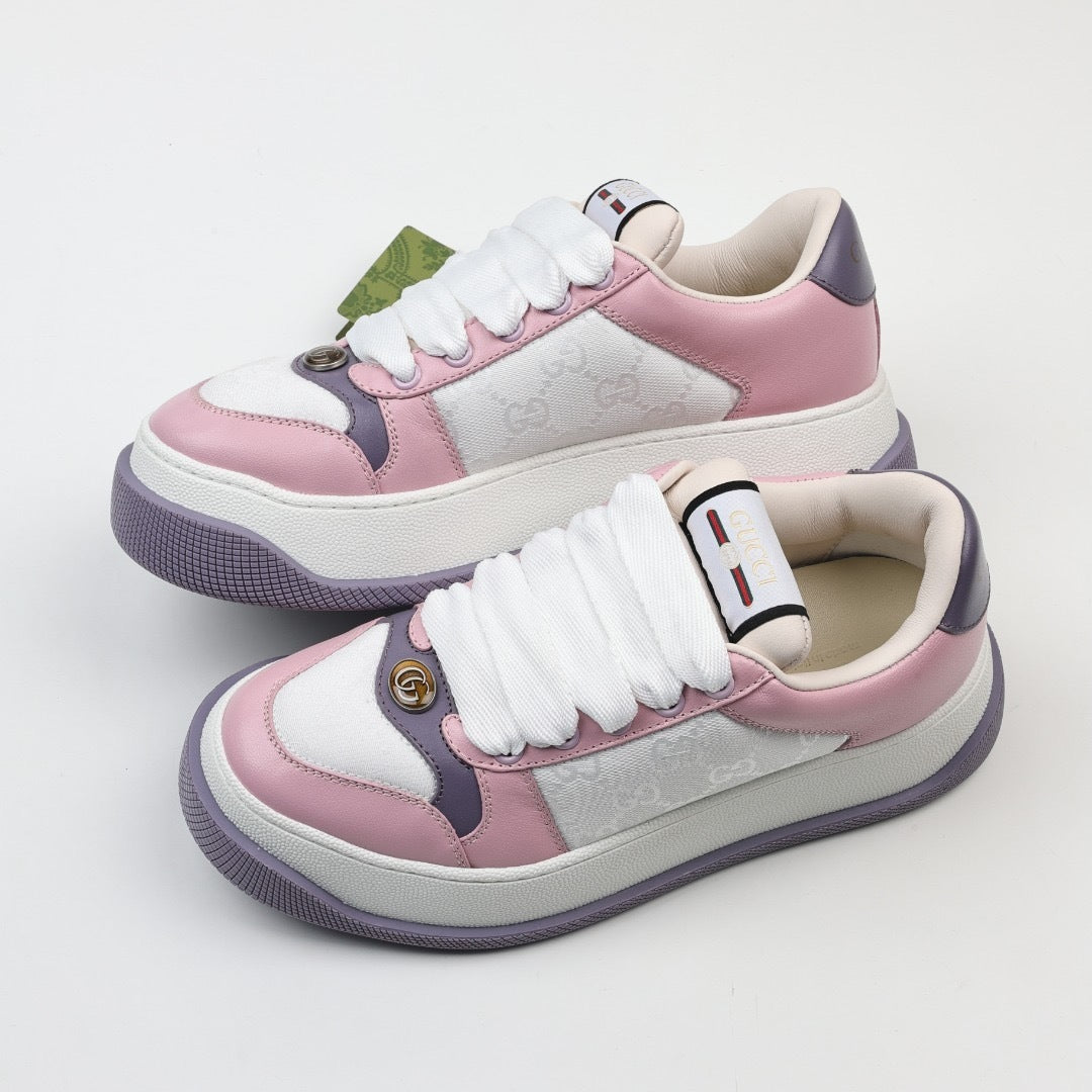 Gucci Screener Thick-Sole Sneakers