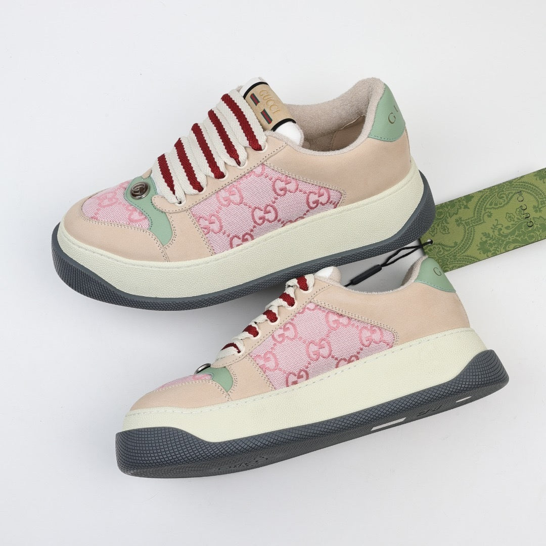 Gucci Screener Thick-Sole Sneakers