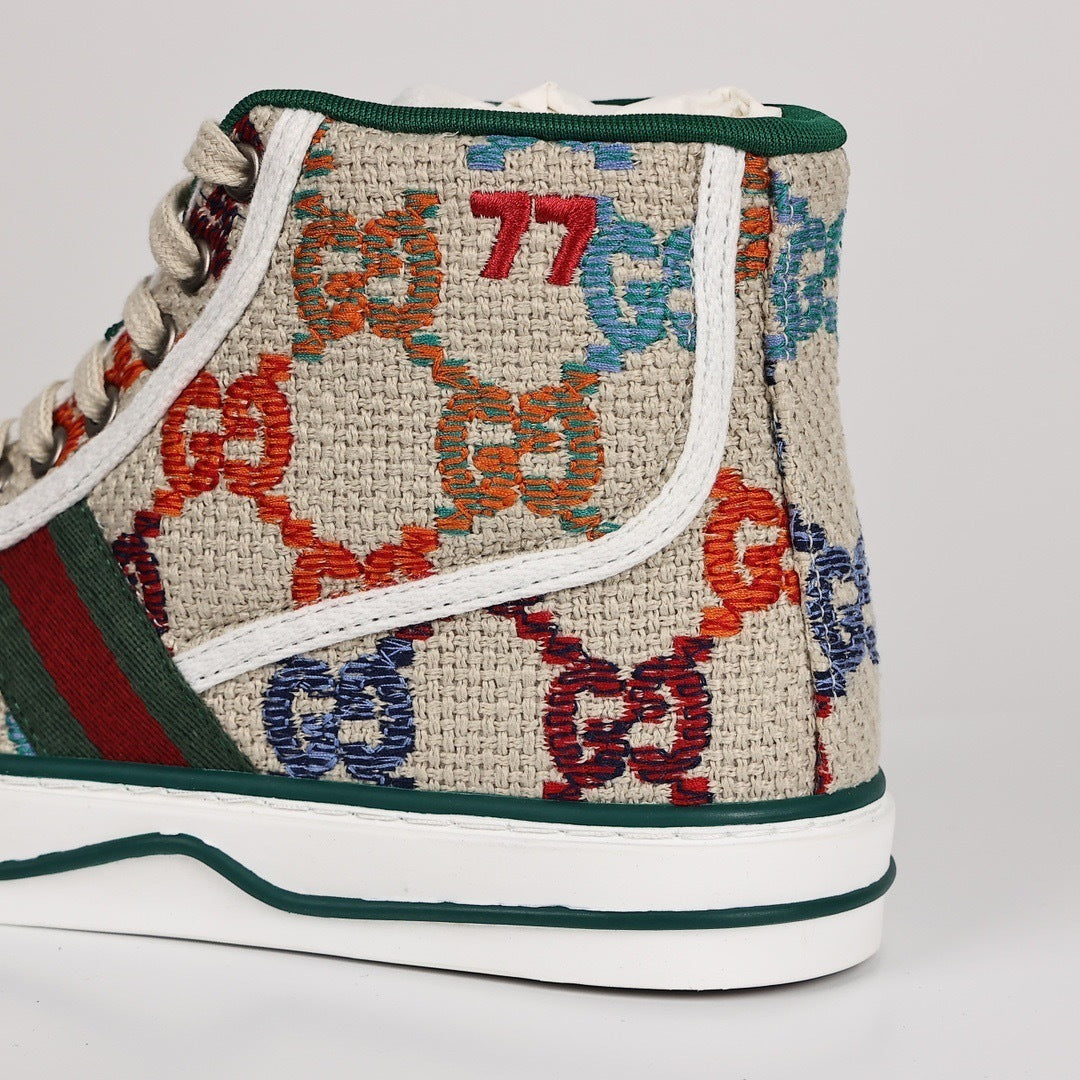 Gucci Tennis 1977 High-Top Sneakers