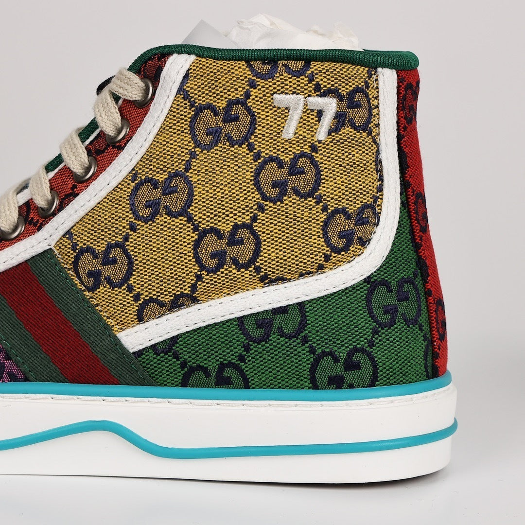 Gucci Tennis 1977 High-Top Sneakers