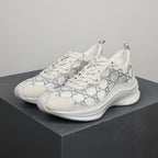 Gucci Run GG Suede and Mesh Sneakers