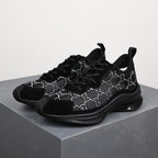 Gucci Run GG Suede and Mesh Sneakers