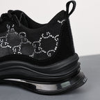 Gucci Run GG Suede and Mesh Sneakers
