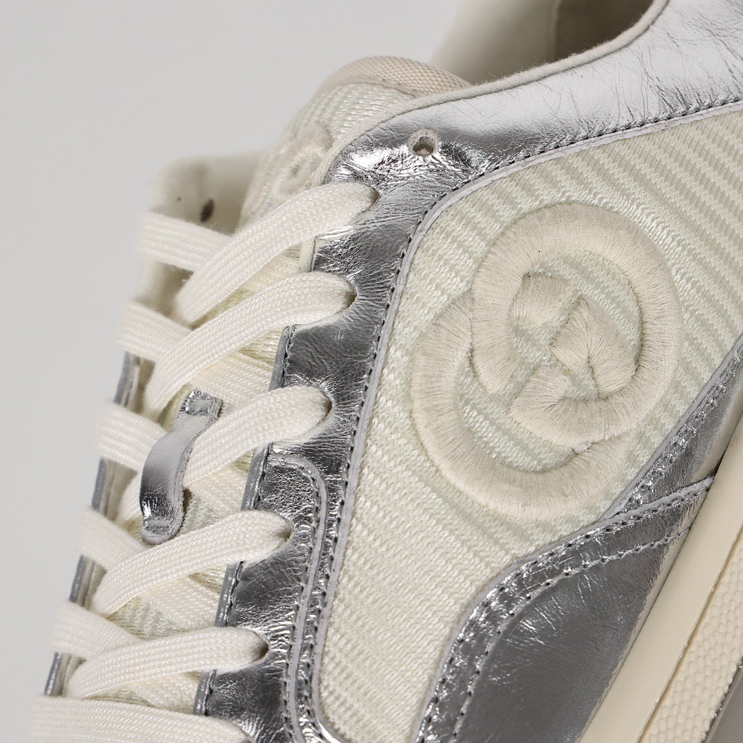 Gucci MAC80 Leather Low-Top Sneakers