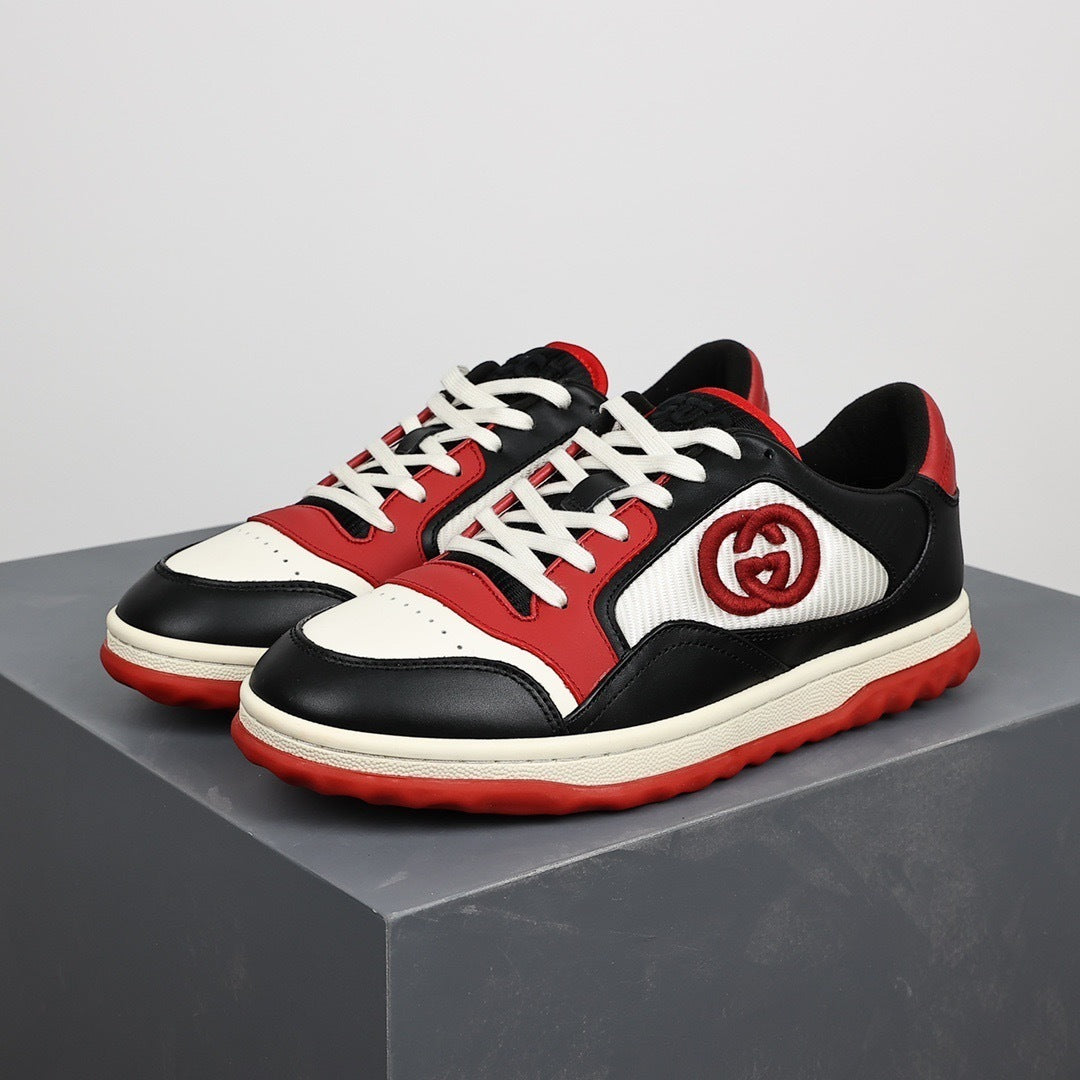 Gucci MAC80 Leather Low-Top Sneakers