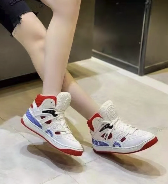 Gucci Basket High-Top Sneakers