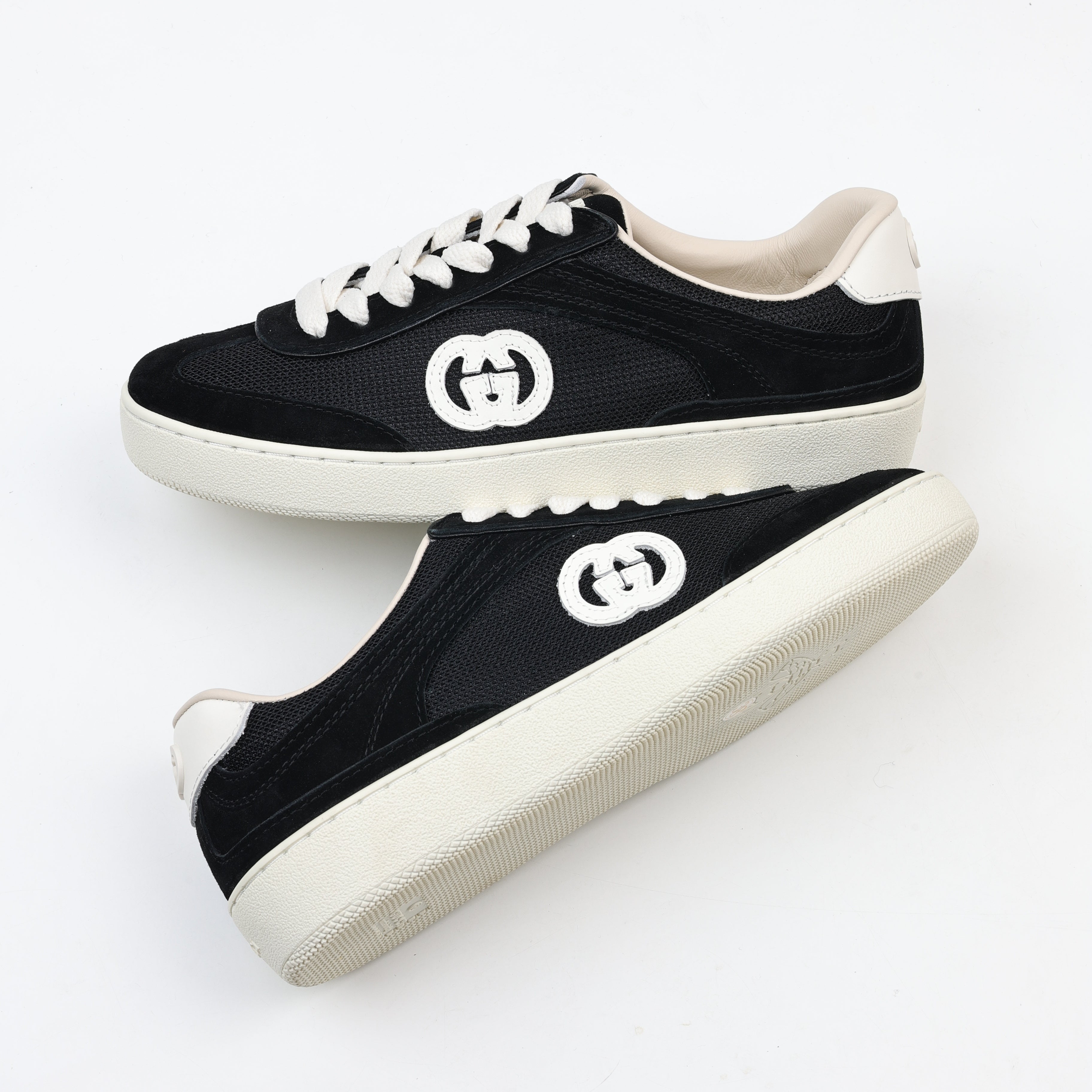 Gucci G75 Suede Sneakers