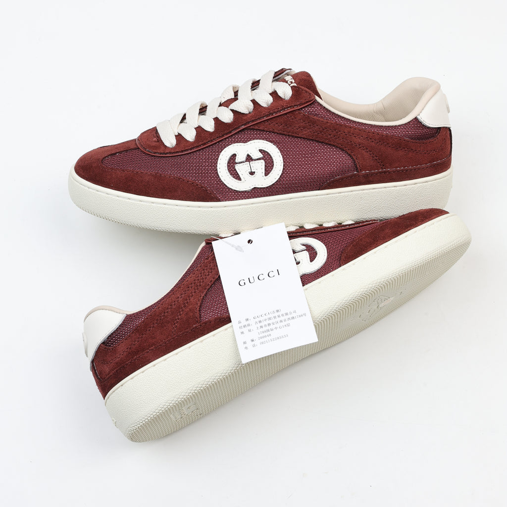 Gucci G75 Suede Sneakers