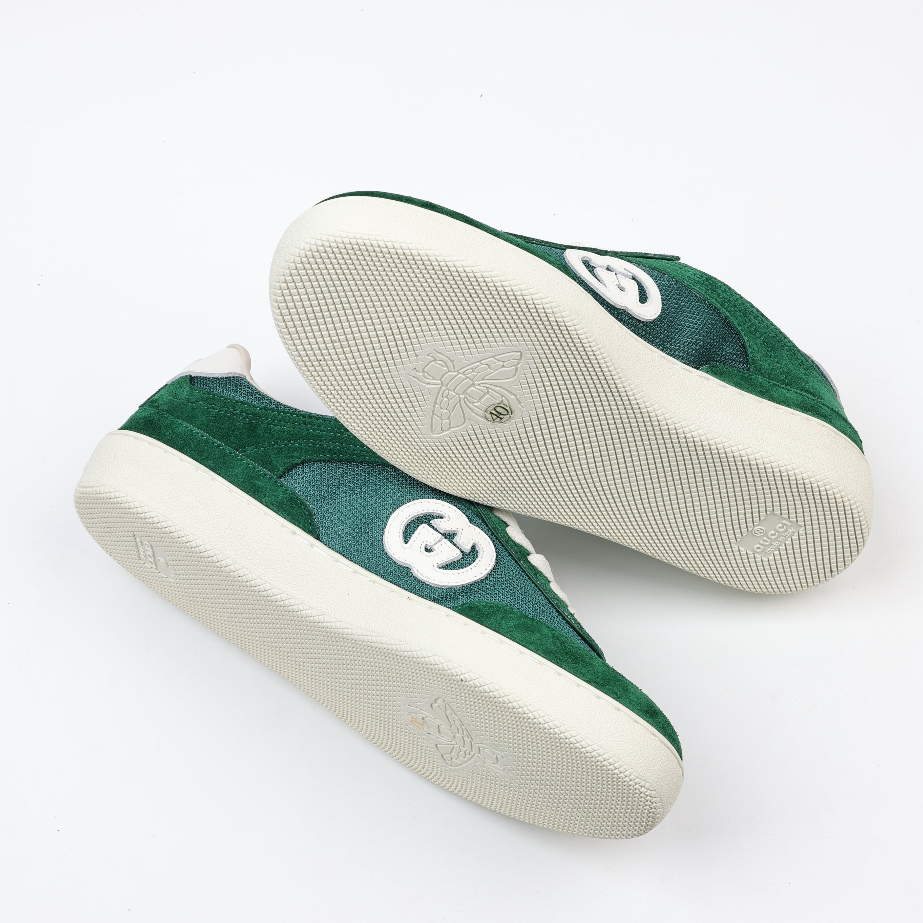 Gucci G75 Suede Sneakers