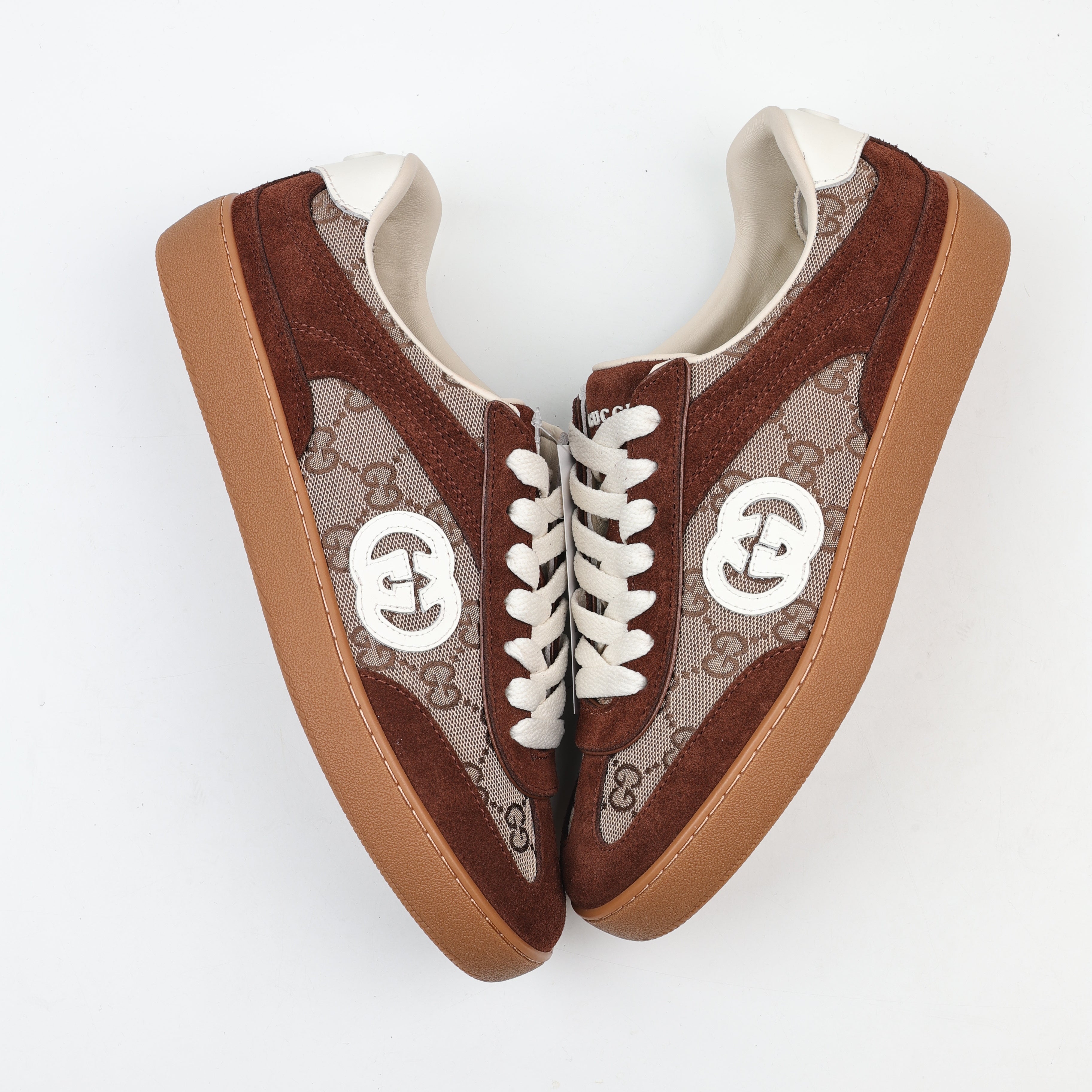 Gucci G75 Suede Sneakers