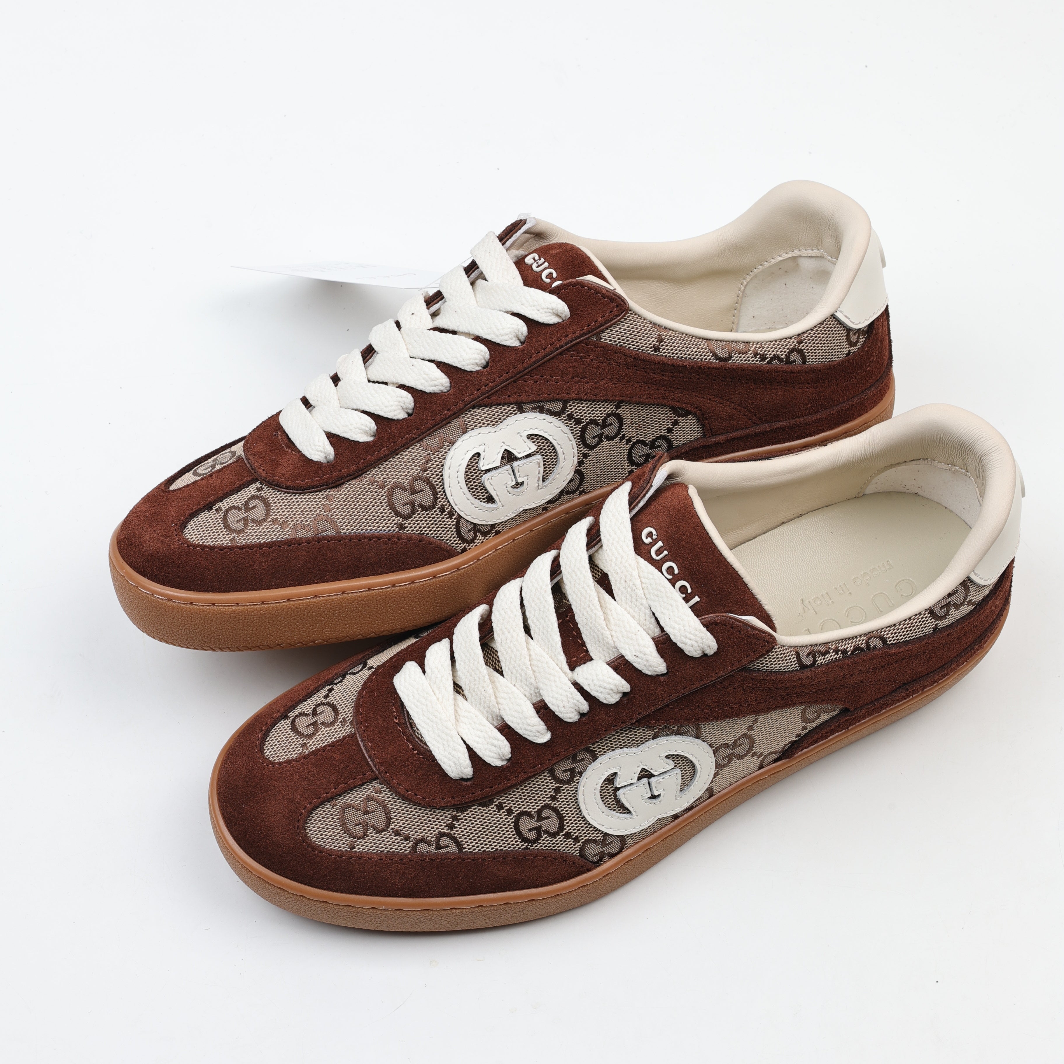 Gucci G75 Suede Sneakers
