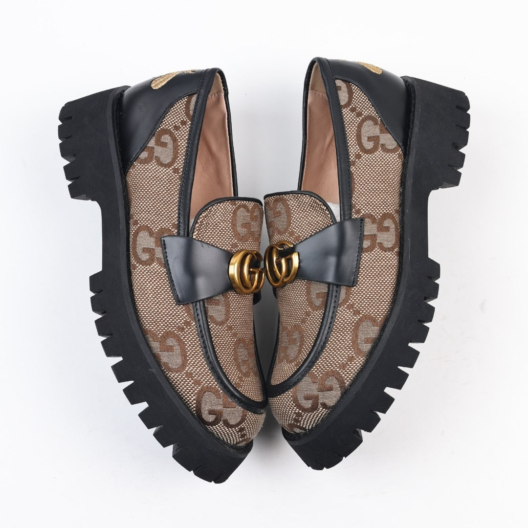 Gucci Novo GG Jacquard Chunky Loafers