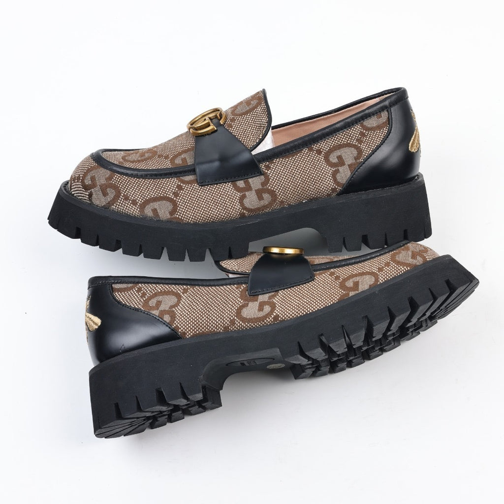 Gucci Novo GG Jacquard Chunky Loafers