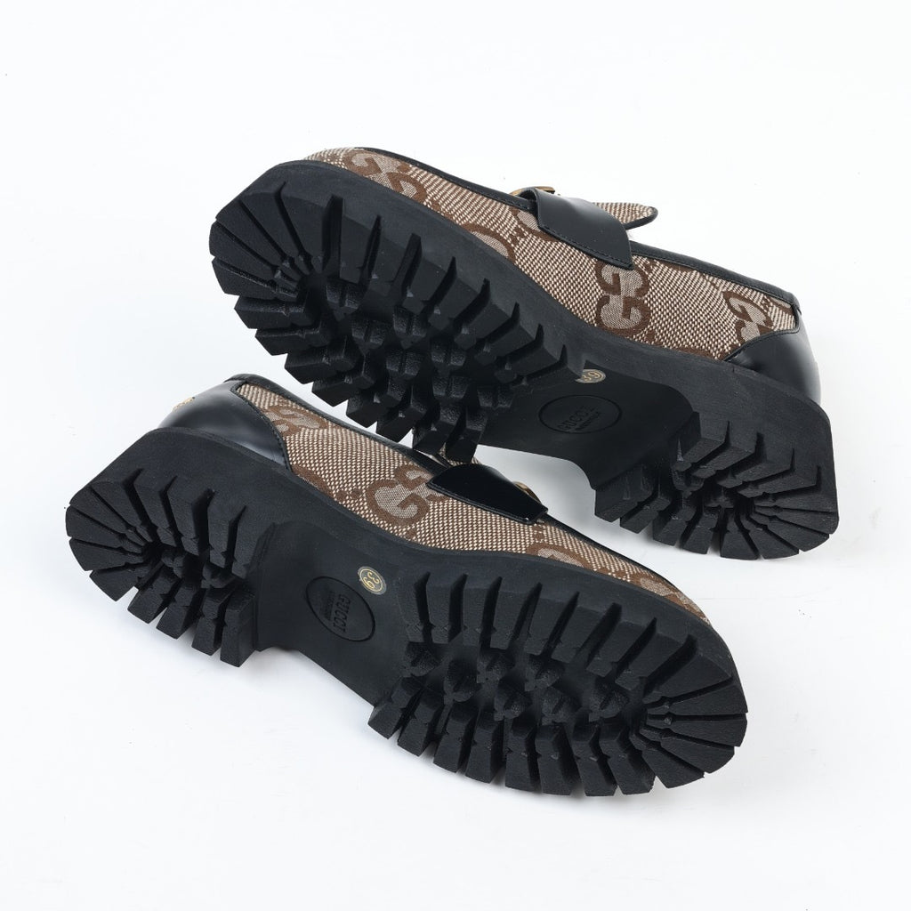 Gucci Novo GG Jacquard Chunky Loafers