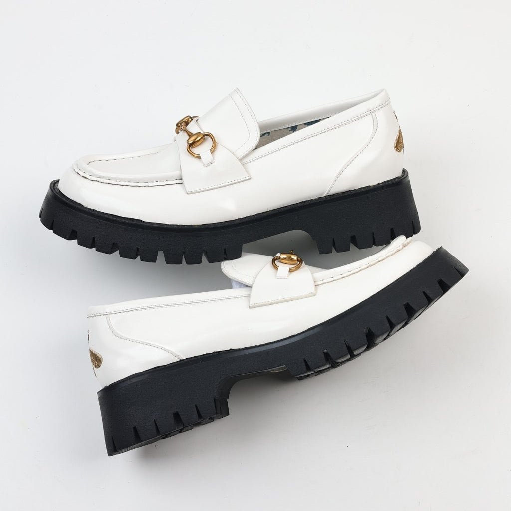Gucci Novo GG Jacquard Chunky Loafers