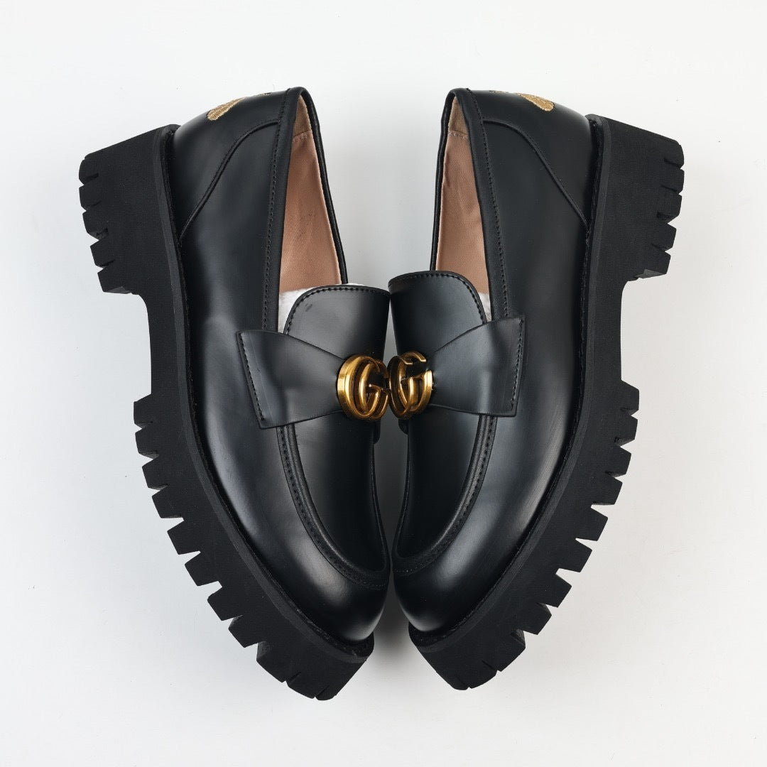 Gucci Novo GG Jacquard Chunky Loafers