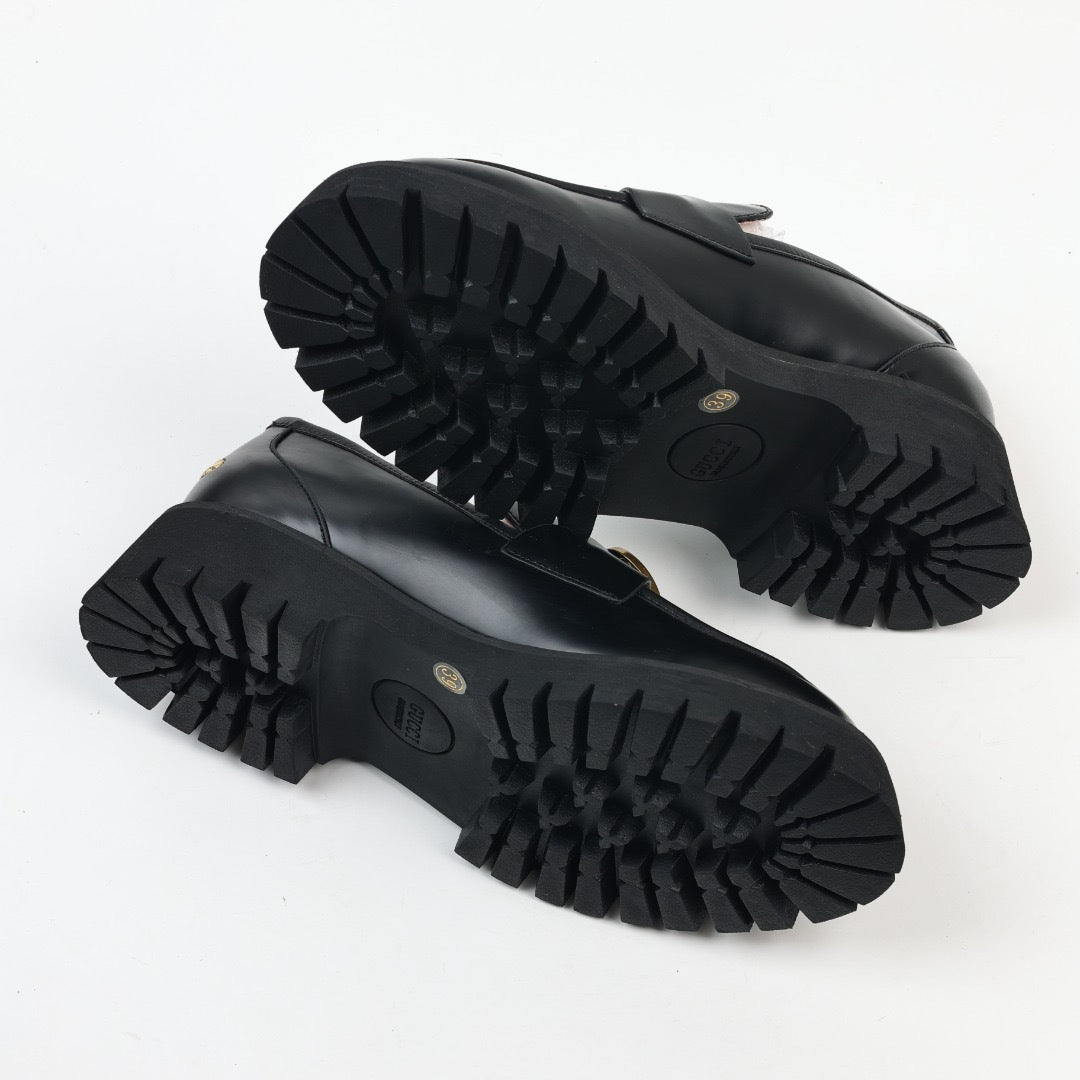 Gucci Novo GG Jacquard Chunky Loafers