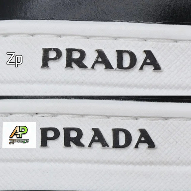 Prada Downtown Leather Sneakers