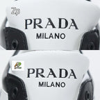 Prada Downtown Leather Sneakers
