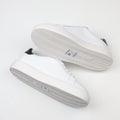 Prada Leather Platform Low-Top Sneakers