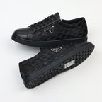 Prada Leather and Re-Nylon Sneakers