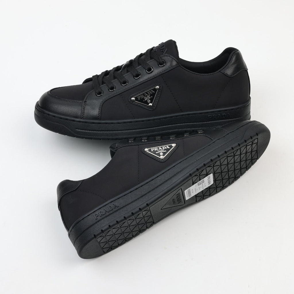 Prada Leather and Re-Nylon Sneakers