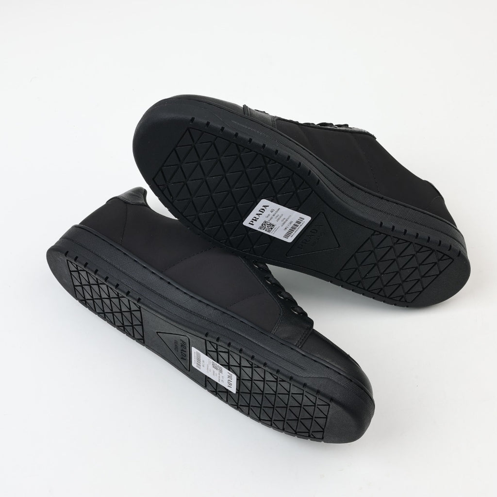 Prada Leather and Re-Nylon Sneakers