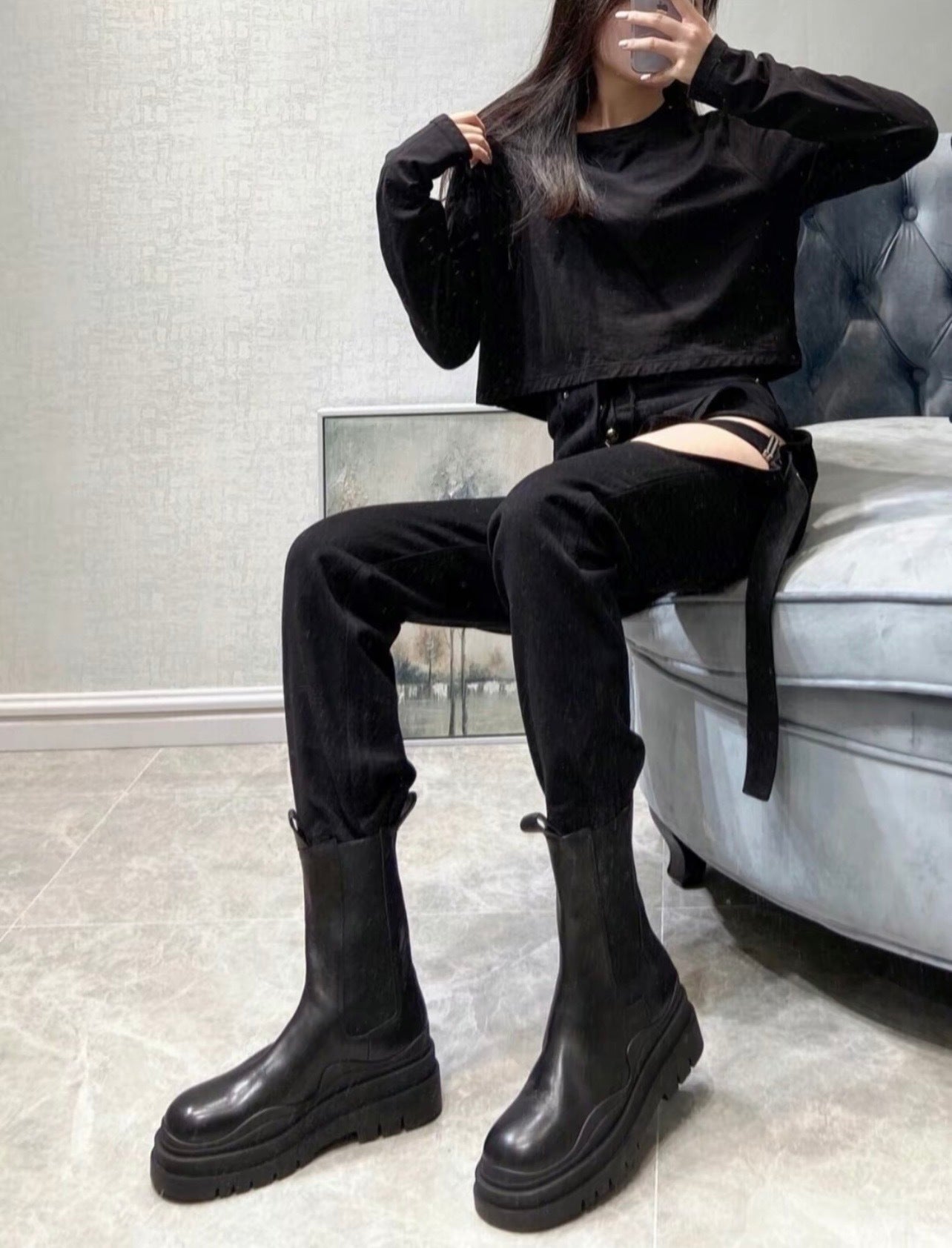 Bottega Veneta The Tire Chelsea Boots