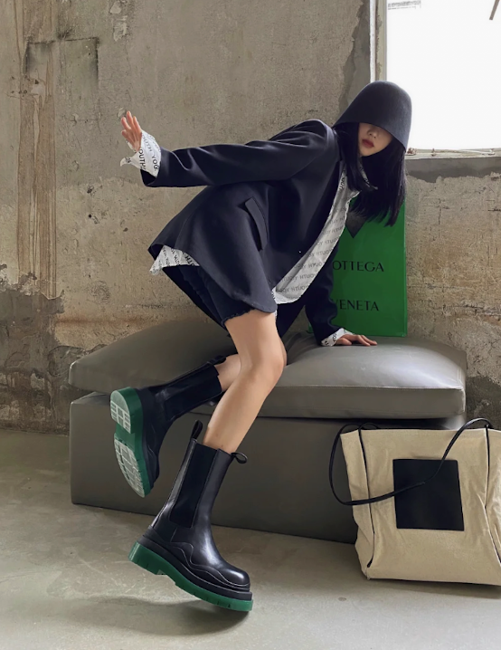 Bottega Veneta The Tire Chelsea Boots
