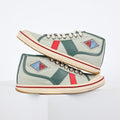 Bottega Veneta Eliot Appliquéd Leather-Trimmed Canvas Sneakers