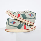 Bottega Veneta Eliot Appliquéd Leather-Trimmed Canvas Sneakers